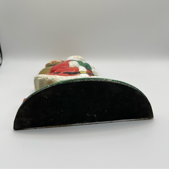 Vintage 1992 Santa Claus cast iron doorstop Lillian Vernon #9454 Christmas toys - Picture 8 of 16